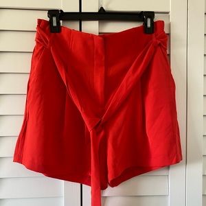 Dynamite, orange/red, flowy shorts